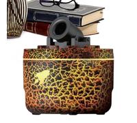 Lieawy Home Diffusers | Aroma Machine With Strong Ambient Light - Aromatherapy Diffuser With Cracked Flame Effect And Small Humidifier,For Bedroom Living Room Kitchen Office