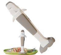 Lieawy Hot Plate Gripper - 2-in-1 Whale Shape Anti-Scald Pizza Pan Gripper - Pot Holder Clamp for Grilling Baking Tray Cooking Kitchen Oven Food Serving Home Cooks Professional Chefs Large Gatherings