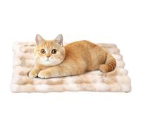 Lieawy Plush Dog Bed | Warming Plush Cat Mat | Pet Furniture for Couch Shelter Window Chair Desk Outdoor Winter Travel Room Camping Indoor Bedside