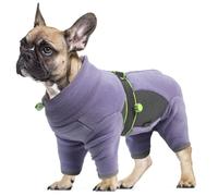 LiebeDD Fleece Jacket Dog, Winter Dog Jacket Dog Coat Fleece Dog Jumper with Harness and Zip Windproof Soft Pyjamas for Medium Dogs French Bulldog Beagle (XS-XXL)