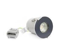 LIEBER Anthracite GU10 Fire Rated IP65 Downlight for Ceilings in The Bathroom, Bedroom, Kitchen Lighting