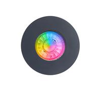 LIEBER Anthracite IP65 Fire Rated Colour Changing Downlight Smart Spot Lights for Home or Office. Works with Saxby Smart Home Free App.