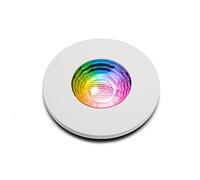 LIEBER White IP65 Fire Rated Colour Changing Downlight Smart Spot Lights for Home or Office. Works with Tuya Smart Home Free App.