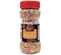Lieber's Assorted Nonpareils 310g | Tasty Colourful, Bright Sprinkles, Hundreds & Thousands for Baking & Decorating Cakes, Dot Cakes, Ice Cream & Confectionery