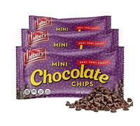 Lieber's Real Semi Sweet Mini Chocolate Chips| Baking Chips | Certified Kosher, Great for Cookies, Cakes, Biscuits, Muffins and More! 255g (Pack Of 3)