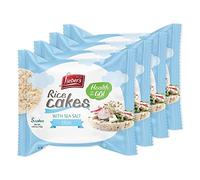 Lieber's Rice Cakes (4 Pack), Extra Thin, Snack Pack, On The Go, Kosher Certified Snack, Dairy Free, Wheat Free, Gluten Free, Vegan (Sea Salt)