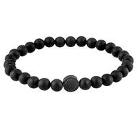 Liebeskind Beads 6 mm with logo tag in stainless steel. one size Ip Black