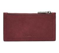LIEBESKIND Berlin Card Holder Lou 2 3D Leather New Wallet Berry Burgundy