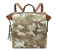 Liebeskind Berlin Grey Canvas Backpack, Large (H x W x D) 38.5 cm x 28 cm x 14.5 cm, camouflage, Large