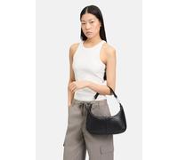 Liebeskind Berlin Paris S Women's Leather Hobo Bag with Shoulder and Crossbody Straps Shoulder Bag Main Compartment with Zip 2 Inner Compartments, 01 black, S