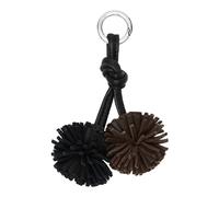 LIEBESKIND BERLIN key fob Pom Pom Keyring Black