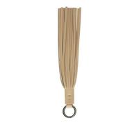 LIEBESKIND BERLIN Leather bag accessories Tassel Keyring Biscotti creme-white