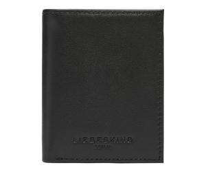 LIEBESKIND Berlin Leather Card case Soft Nappa Men' s Card Etui Black
