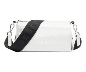 LIEBESKIND BERLIN Leather cross body bag Elvira Paper Touch Crinkle Camera Bag Arctic creme-white