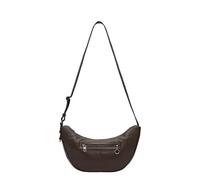 LIEBESKIND BERLIN Leather cross body bag Moon Hobo Roasted Coconut dark brown