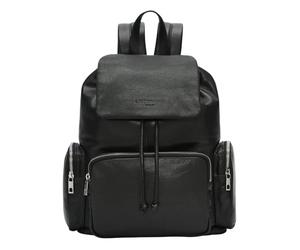LIEBESKIND BERLIN Leather leisure backpack Maia Sheep Natural Backpack Black