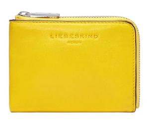 LIEBESKIND Berlin Leather Purse Paris Sheep Natural Nino Wallet Lemon Mustard Yellow