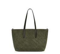 LIEBESKIND BERLIN Leather shopper bag Monogram Shopper Green dark green