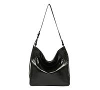 Liebeskind Berlin Women CHUDY Hobo, Black Crinkle M, M