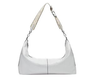 LIEBESKIND BERLIN Leather shoulder bag cross body bag Paris Sheep Natural Hobo Bag Cream White creme-white