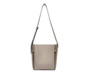 LIEBESKIND BERLIN Leather shoulder bag Hilla Small Pebble Hobo Bag Stone beige