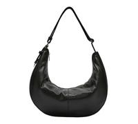 LIEBESKIND BERLIN Leather shoulder bag Moon Sheep Natural Hobo Bag Black