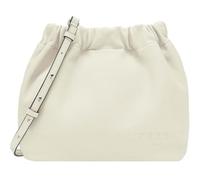 LIEBESKIND BERLIN Leather shoulder bag Ruffle Sheep Natural Cloud Hobo Bag Milk creme-white