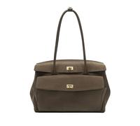 LIEBESKIND BERLIN Leather shoulder bag Satchel Bag Safari brown