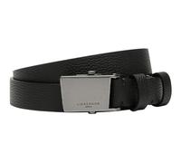 LIEBESKIND BERLIN Leather waist belt Chudy Small Pebble Belt S 2,5 CM W110 Black