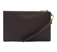 LIEBESKIND BERLIN Leather wristlet clutch Pouch Roasted dark brown