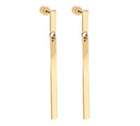 Liebeskind Berlin LJ-0365-E-55 Women Pair Earrings Ear Pendants IP Gold New