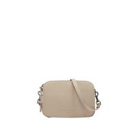 Liebeskind Berlin Luka Leather Cross-Body Bag with Adjustable Shoulder Straps Small Shoulder Bag Compartments with Zip 14.5 x 20.5 x 7 cm (H x W x D), Sandcastle, S