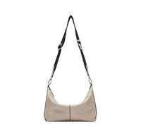 Liebeskind Berlin Paris S Women's Leather Hobo Bag with Shoulder and Crossbody Straps Shoulder Bag Main Compartment with Zip 2 Inner Compartments, 01 Stone, S