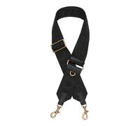 Liebeskind Women's Logo Webbing Shoulder Straps Long, Black Gold, one Size