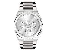 Liebeskind Berlin Women's Chronograph - Quartz Watch with Round Case (40 mm) - Stainless Steel Strap - 5 ATM Water Resistant - Eye-catching Design, Silver, 40 mm, Bracelet