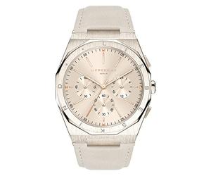LIEBESKIND Berlin Women's Chronograph - Quartz Watch with Round Case (40 mm) - Stainless Steel Strap - 5 ATM Water Resistant - Eye-catching Design, rosé, Strap.