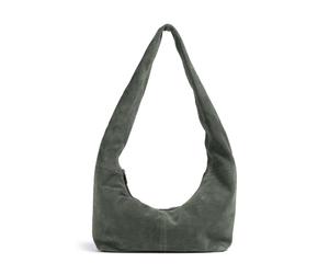 Liebeskind Bo Suede L | leather Hobo bag | green