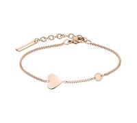 Liebeskind LJ-0511-B-20 Women's Heart Bracelet Stainless Steel Rose 20 cm