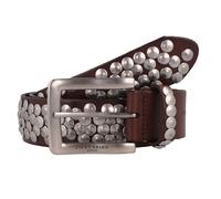 Liebeskind Studded belt Leather 105 cm brown