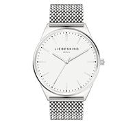 Liebeskind Time & Jewel Mixte Analogique Quartz, Silver, 40 mm, Modern