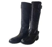 LIEBESKIND Women's Black Leather Knee High Boots #LK2009 NWOB