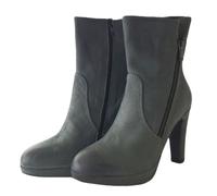 LIEBESKIND Women's Grey Nubuk 4 Inch Heeled Ankle High Boots #LK2012 NWOB