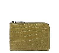 Liebeskind Women's Pb Croco Ipad Laptop/Tablet Case, Matcha, OneSize