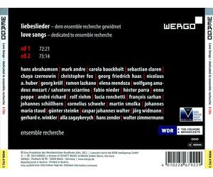 LIEBESLEIDER - LOVE SONGS NEW CD