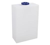 LiebeWH 12 Gallon RV Water Tank LLDPE Water Storage Container 45L Seamless Square Design with Smooth Interior for Trailer Campervan Boat Caravan Camping Trips
