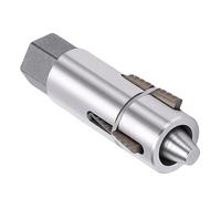 LiebeWH 14mm Pipe Valve Broken Thread Extractor 45 Steel Dual Diameter Broken Screw Remover Hex Interface with Standard Wrench for Faucet Pipeline Repair