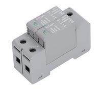 LiebeWH 2P Protective Device DC600V Protective Device, PC Rail Mount Arrester 40kA Max Discharge, 36MM DIN Installation, for AC Power System Distribution Box and Electricians