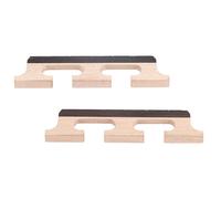 LiebeWH 2Pcs 5 String Banjo Bridge Rosewood Banjo Bridge Wooden Accessories Musical Instrument Repair Replacement