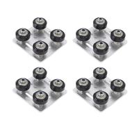 LiebeWH 3D Printer Gantry Plate Lightweight High Strength for 2020 Aluminum Silver 4Pcs for 3D Printer Enthusiasts