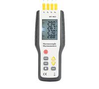 LiebeWH 4 Channels Thermocouple Thermometer K Type Digital Sensor Thermometer Handheld High Temp Meter Tester with LCD Display